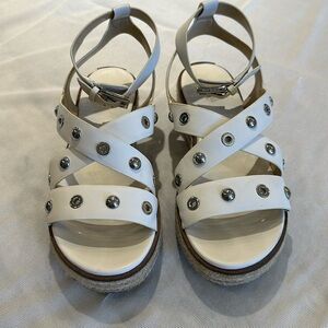 Michael Kors, Sandal with silver studs throughout the sandal